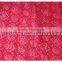 High Quality Spandex hot red french lace fabric for underwear