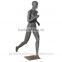 high quality grey female running sports mannequin