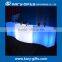 Nightclub LED Plastic Bar Counter Lighting Plastic Furniture / Buffet Dinner Table