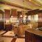Bisini Luxury Solid Wood Hand Carved Birch Kitchen Cabinet/American Kitchen Furniture