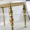 Mid century modern design stainless steel chair stainless steel banquet chair