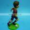 Custom football figure,OEM plastic football figures big head, Custom plastic football player figure