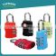 Toprank Promotional Tsa Approved Combination Luggage Zipper Lock 3 Dial Combination TSA Lock For Luggage Bag