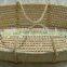 hand made white wickerbaby cloth basket for home use