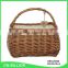 Large oval natural wicker tote basket for food storage