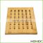 Personalized Bamboo Table Plate Mat/ Bamboo Trivet Homex_BSCI/ FDA/ LFGB