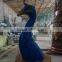 Customized Life-size Fiberglass Peacock Figure