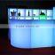 popular glowing led bar counter, illuminated home bar furniture