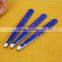 Colorful paint spraying stainless steel finger nail file in beauty salon
