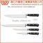 A3338R-1 Hot Sale High Quality 5pcs Stainless Steel Knife Set With Rubber Sprayed Handle