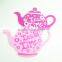 16133 kettle shape unti-skidding table silicone mat