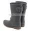 Custom Logo Waterproof Shiny Black Neoprene Rain Hunting Boots