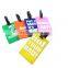Fashion Travel Luggage Bag Tag Address ID Label Plastic Suitcase Baggage Tags