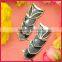 2015 latest fashion metal black Shoe Accessory design WSC-310