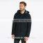 Customized black plain down jacket winter thick coat for men