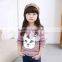 girls fashion bowknot embroidery shirts pullover hoodies