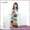 Wholesale patchwork knit scarf/knit fabric scarf/knitted scarf