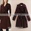 Latest Mode Femme No Hooded Top Jacket Winter 2016 Women Trench Coat