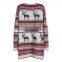 Xmas deer jacquard pattern oversized christmas sweater knitting patterns sweater