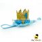 Wholesale Remake Props Knitting Golden Tiara Thin Elastic For Baby Girl Princess Crown Headband Accessories