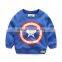 Wholesale autumn long sleeves boys kids cotton printed sweatshirt