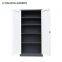 Steel office commercial furniture 2 swing glass door filing storage cabinet