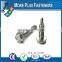 Made in Taiwan Stainless Steel Hex Head Washer Head Sheet Self Drilling Sheer Metal Screw Dimension