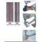Double needles,up and down feed, crank lockstitch sewing machine