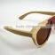 custom high quality oak wood sunglasses natural wooden sunglasses bamboo colorful lenses sunglasses lj2904s