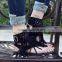B22425A Europea women stylish tassels flip flops flat sandals