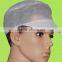 Comfortable disposable PP non-woven peaked bouffant airy cap