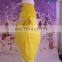 yellow toy fur mascot costume