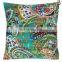 Indian handmade cushion covers Throw Pillow Case Decorative Embroided Paisley Home Decor Sofa