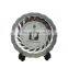 custom silver sand round science fiction logo souvenir metal plate