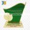 custom design zinc alloy 24k gold plating metal award trophy