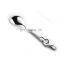 High quality music note silver shiny metal spoon