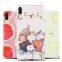 For HUAWEI P20 Cartoon Mobile Phone Shell IMD Flexible Soft TPU Glossy case for HUAWEI p8 lite Nova2i