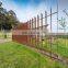 corten steel laser cut rust rusty metal farm fence t post price