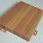 Tapered Aluminum Veneer Original Ecological Wood Grain Pavilion