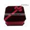 Wholesale unique velvet bracelet jewelry gift box with bowknot