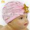 Toddler Flower Lace Boho Cap With Sequin Star Girl Cute Beanie Hat Baby Turban Hats