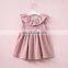 2colors New Style Spring summer big bows Girls Dresses Kids Children Clothing Baby Girl Dresses
