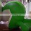 Commercial Use Advertising Inflatable Green Frog Mascot with Logo Printing for Business Display