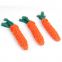 Fashion Funny Imutation Carrot Pet Toys Chew Safe Toys for Dogs Cats Molar Biting Playing Products