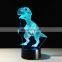3D LED Night Light Acrylic Lamp illusion Lamp Dinosaur
