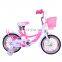 High Quality One Set Rear Carrier Kids Bike for Girls / Alloy Rim Kids Bicycle /Beautiful Girls Children Bike