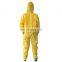 Safety Clothing Microporous Disposable Coverall Type 5/6 for Food Industry Chemical