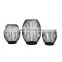 Home Decor Wedding Decors Black Candle Holder Table Candle Stand Metal Pillar Candle Holders Set Home Decoration