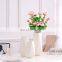 Custom White Ceramic Table Centerpieces Marble Printed Flower Vase for  Home Decor Friends Family Christmas Wedding