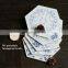 Kitchen and bathroom blue and white porcelain all hexagonal brick kitchen bathroom retro floret brick